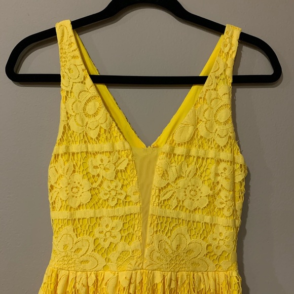 GB Yellow Lace Sundress XS - Picture 2 of 6